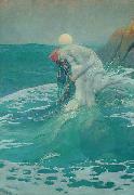 Howard Pyle The Mermaid painting